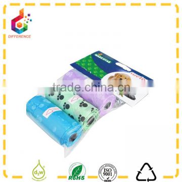 Printing disposable dog waste bags cat litter bags