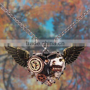 Yiwu Market Wholesale Hip Hop Jewelry Steampunk Necklace for Sale