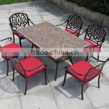 Outdoor Garden Patio Metal Marble Stone Provence Furniture