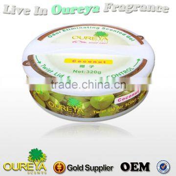 Hot sale plastic jar gel air freshener