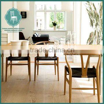 solid wood ash Hans J Wegner Y Chair Wishbone Chair