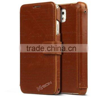 Full grain leather custom smartphone case