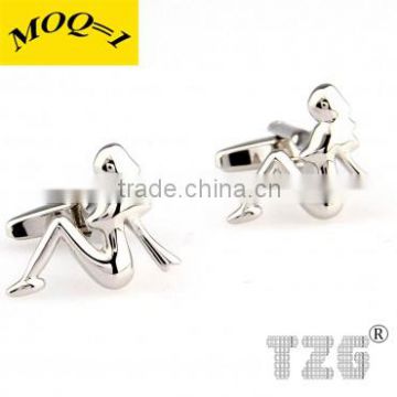 Fashion Stainless Steel Beauty Cufflink