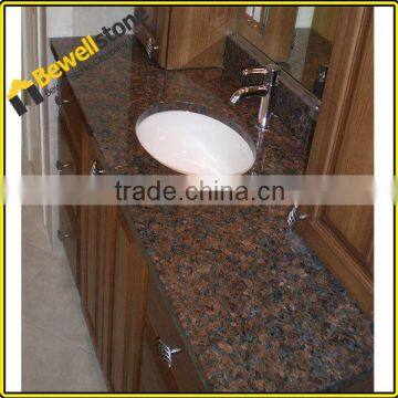 Custom made amazon star granite bathroom vanity top