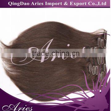 Factory Wholesale 120g 165g 200g clip in virgin human european hair extensions