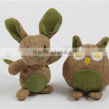 Go Green Natural Jute Fabric Cat Toy Mouse Shape Cat Cartoon Animal Toys photo-4
