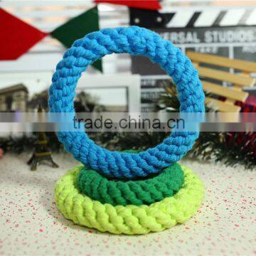 dog molar circle ring toys dog training rope toys