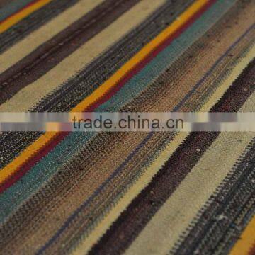 Handmade Multi Color Stripped Turkish Kilim Rug (11,2 x 5,6 Feet) photo-2