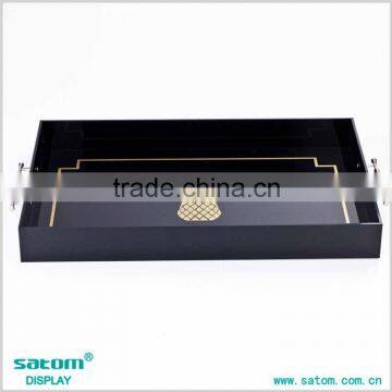 Wholesale Customized Competitive Price Lucite Tray With Insert