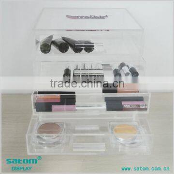 Classical Hot Selling Clear Acrylic Makeup Holders And Acrylic Containers For Makeup