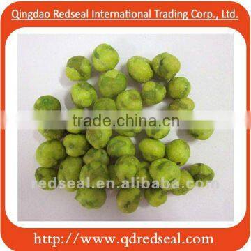 2016 popular top grade wasabi coated green peas