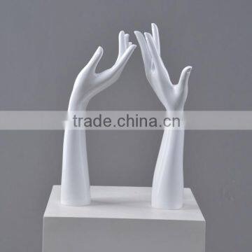 Elegant White Fiberglass Mannequin Hand for Jewelry Display photo-3
