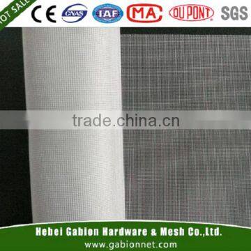 white color fiberglass window screen/white invisible fiberglass window screen