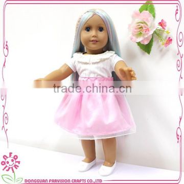 Custom New 18 Inch American Baby Girl Fashionable Cute Doll