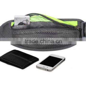 Fashion designer mesh waist bag, money belt bag, net running belt