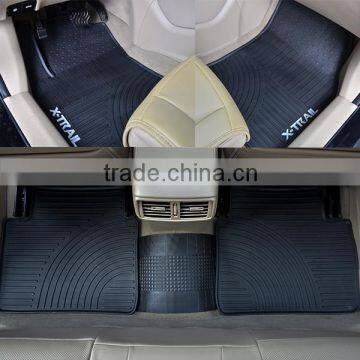 5 pcs car mat full set car floor cover for Nissan X-trail cargo mat