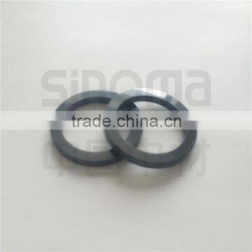 Reaction sintered silicon carbide ceramic rings