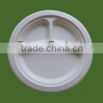 sugar cane pulp plate,biodegradable plate,biodegradable tableware,disposable plate