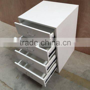 Cheap Melamine White Color Living Room Chest of 5 Drawers Designs