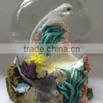 High quality resin customized snow globes