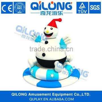 Hot sale Snowman go arround soft indoor playground equipment for kids