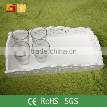 Disposable food grade rectangle plastic egg tray