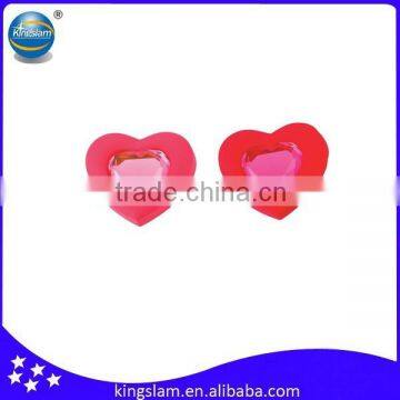 Heart design plastic rubber kids knob for cabinet