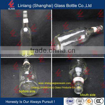 Wholesale Manufacturer Glass Bottle White Liquor Glass Bottle