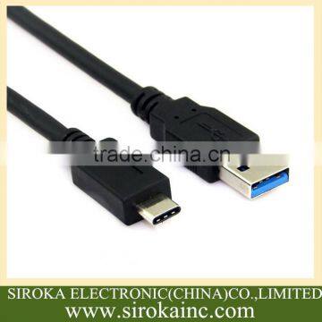 Fast charging speed USB 3.0 to USB 3.1 Type C sync data cable with factory price