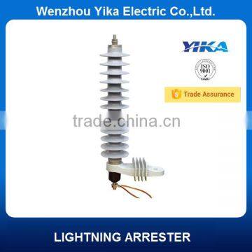 Wenzhou Yika Polymer Lightning Arrestors Lightning Arrester 5KA 33KV Surge Arrester