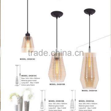 Decoration Glass Hanging Pendant Lamp Modern Restaurant Ceiling Light