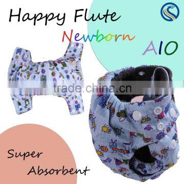 Super absorbent newborn aio sleep baby cloth diapers/ newborn cloth nappies/ baby nappy