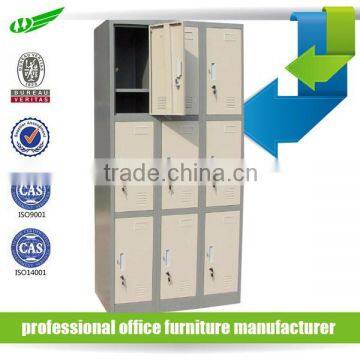 9 door steel metal changing room/school locker, storage clothes closet