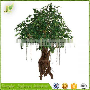 customized in stock plastic artificial banyan tree for indoor decoration