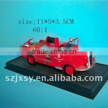 Resin fire engines model