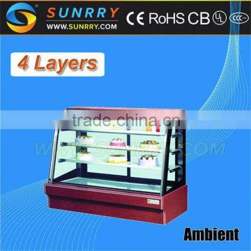 Counter Cake Display/Glass Cake Display Cabinet/Ice Cream Cake Display Freezer (SY-CSA474B SUNRRY)