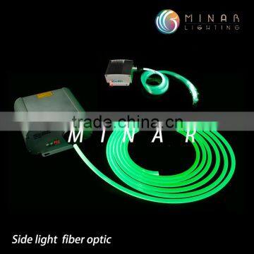 diameter 1mm side glow optical fiber, fiber optic side glow cable