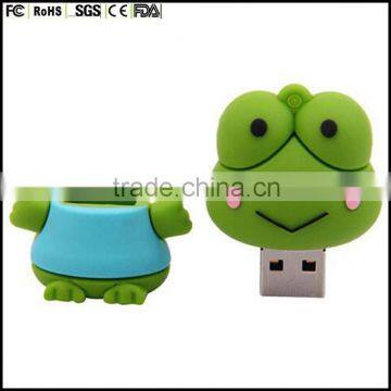 custom made high speed USB flash drive frog shaped 2GB,4GB,8GB