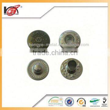 Metal Jean Prong Custom Red Colored Ring Snap Clips Designer Button photo-4