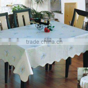 New style and printing pintuck tablecloth