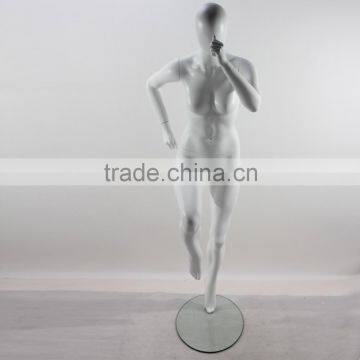 Widow Display Athletic Running Sports Mannequins with egg head