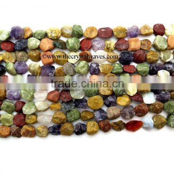 Multi-Color Hand Knapped Coin Nuggets