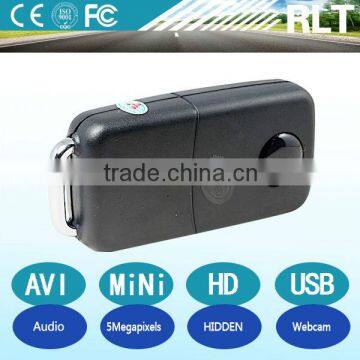 YSJ-818-5 HD 5megapixels smallest high capacity lithium battery car key PC webcam mini hidden camera