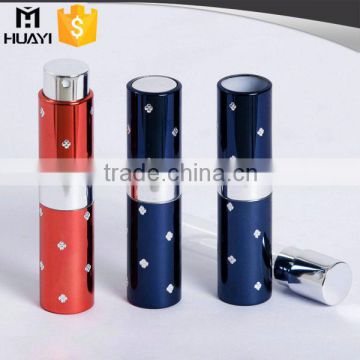 8ml women colorful aluminum twist perfume atomizer