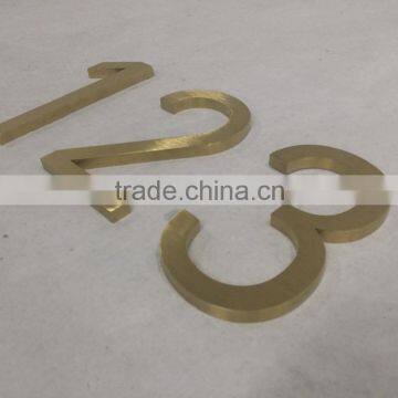 High Quality Brass Coating House Number photo-3