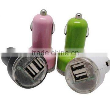 two USB QUICK reliable quality colorful car charger 2A                        
                                                                                Supplier's Choice