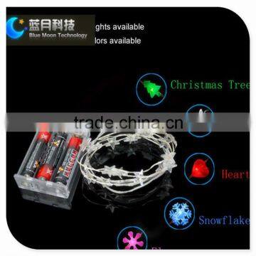 CE&ROHS Mini Christmas Lights on a Green Wire Mini Copper Light photo-3