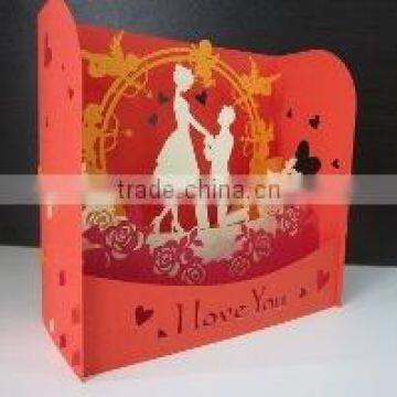 Love box 3d hand made card