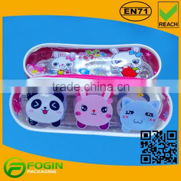 pvc pencil case with zipper