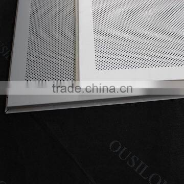 Fire Proofing Perforated Aluminum Sheet False Ceiling Tiles 600x600 mm